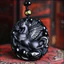 Mặt dây chuyền ngọc bích Obsidian Pegasus tự nhiên