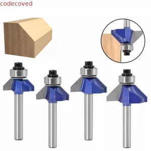 Mũi định tuyến vát CODECOVED, Máy phay vát 1 / 4 ”, Thép hợp kim bền chuyên nghiệp Độ cứng cao Gỗ mộc