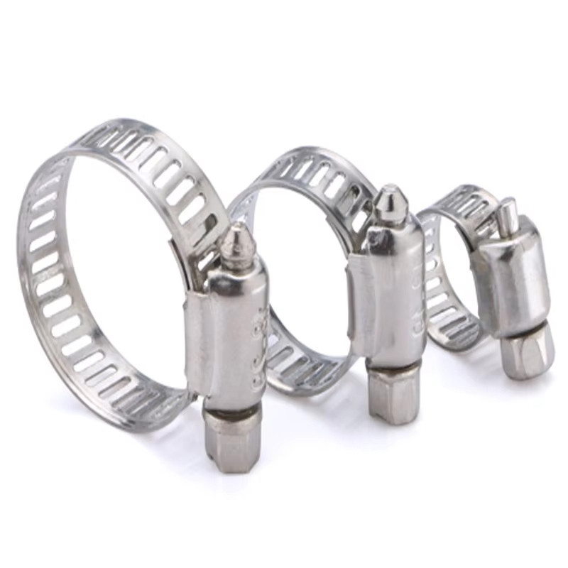 Đai Xiết Ống Inox 304 Chống Gỉ 21-44mm 38-57mm 65-89mm Cổ Dê Siết Chặt Ống Nước Ống Gió Bền Chắc