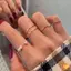 Bộ 5 Nhẫn Sóng Đơn Giản Cho Nữ Bé Gái Tính Khí Cá Tính Ngọc Trai Mini Thanh Lịch Đáng Yêu Nhẫn Phụ Kiện Trang Sức Quà Tặng Mới