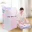 HL Không Cần Bơm Hút Chân Không Túi Nhựa Lớn Bảo Quản Túi Bảo Quản Quần Áo nketspression Túi Rỗng Có Phụ Kiện Du Lịch LMWU