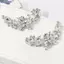 Bluelover 1 Chiếc Giày Nữ Hoa Bule DIY Kim Cương Giả Kẹp Giày Có Thể Tháo Rời Giày Cưới Cao Gót Phụ Kiện Giày Sáng Bóng Đồ Trang Trí Mới