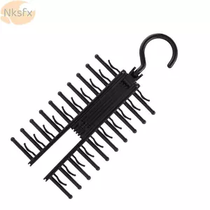 Giá cà vạt NKSFX, Kẹp chống trượt Bộ sắp xếp đai có thể điều chỉnh, Tủ quần áo Xoay 360 độ Thiết kế đa tầng Tiết kiệm không gian Cross X Hook Sử dụng tại nhà
