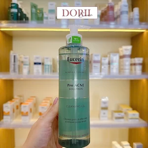 Eucerin Gel Rửa Mặt Cho Da Nhờn Mụn ProAcne Solution Cleansing Gel 400ml