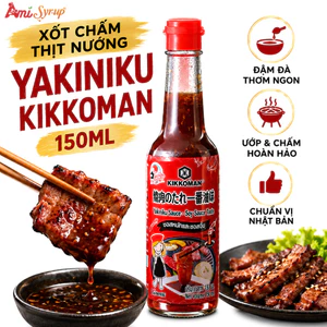 Xốt Chấm Thịt Nướng Yakiniku Kikkoman 150ml, Gia Vị Nấu Ăn Hương Vị Đậm Đà Chuẩn Nhật Bản