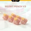 Combo Switch Outemu Peach v3 Silent 5pin có tản led thay thế cho bàn phím cơ - CÓ VOUCHER VIDEO