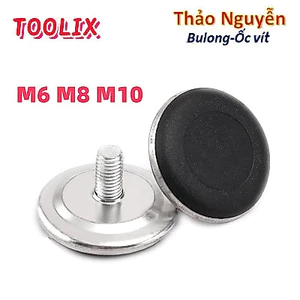 Tăng chân nhựa, đế nhựa tăng chỉnh chiều cao bàn, ghế, tủ, ren vặn 6ly 8ly 10ly-TOOLIX