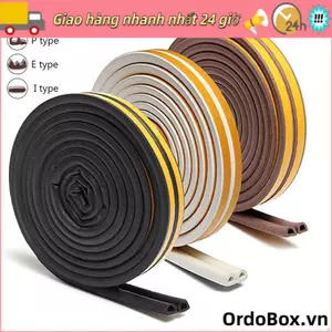 ORDOBOX 5 / 10m Dải niêm phong D / E / P / I Loại Dải thời tiết Cao su Cách âm tiếng ồn Máy loại trừ dự thảo