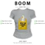 BOOM Áo Baby Tee Nữ Cotton Ôm Body-Áo Thun Ngắn Tay Y2K In Hình PhongCách Mùa Hè, Cổ Tròn Hàng Đầucách hàn quốc phong519