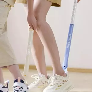 PNPIA- Sừng Giày Cho Nam Sti Có Thể Thu Vào Có Chân Đo Giày Thìa Di Động Du Lịch Shoehorn Dành Cho Nam Người Cao Tuổi Trẻ Em Phụ Nữ Mang Thai