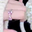 PNPIA- Thiết Kế Thời Trang Công Chúa Hồng Pha Lê Nơ Zircon Nhẫn Nữ Tinh Tế Ngọt Ngào Cô Gái Nhẫn Sinh Nhật Trang Sức Quà Tặng Phụ Kiện