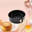 Khuôn nướng bánh DONOVANQQ, Chảo lò xo tròn đáy có thể tháo rời, Dụng cụ khuôn bằng thép Carbon chống dính Lò nướng chống rò rỉ an toàn