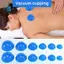 12 Chiếc Màu Xanh Chăm Sóc Sức Khỏe Hút Chân Không Cốc Hút Silicon Massage