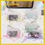 Giá đỡ Photocard 3 inch GUSTAVA, có nơ ruy băng & móc khóa Tấm bảo vệ thẻ ảnh chống nước, PVC bền bỉ Màn hình thẻ thần tượng Kpop trong suốt Đồ dùng học tập