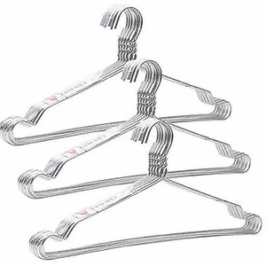 MÓC ,MÓC NHÔM TREO QUẦN ÁO NGƯỜI LỚN CAO CẤP, MẮC ÁO NHÔM CHỐNG GỈ, bịch 10 móc bền đẹp