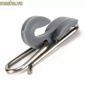 20 Chiếc Kẹp Mồi Câu Cá, Xám Đen Đỏ Nhanh Phát Hành Tác Động Mồi Kẹp, Bền Thép Không Gỉ Phát Hành Móc Câu Cá Biển