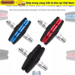 ESSENCEH 1 Cặp Má Phanh Im Lặng Xe Đạp, Cao Su + Kim Loại 3 Màu Xe Đạp V Má Phanh, Hiệu Suất Tốt Bền Đẹp Đi Xe Đạp V Má Phanh Xe Đạp Xe Đạp Leo Núi