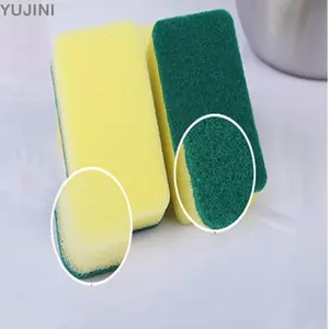 Miếng bọt biển rửa chén YUJUNI, miếng bọt biển làm sạch nhà bếp, Dụng cụ làm sạch gia dụng Chà sạch có thể tái sử dụng