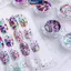 MAKY 1jar Nhiều Màu Sắc Iridescent Laser Móng Tay Lấp Lánh Trang Trí Màu Sắc Hỗn Hợp Sequin Flakes Phụ Kiện Làm Móng Tay DIY Nail Art Design VN