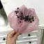 PNPIA- Mũ Nửa Thanh Lịch Pháp Retro Tóc Vòng Bữa Tối Tiệc Băng Đô Quấn Tóc Cho Nữ Cô Gái Tính Khí Mũ Phụ Kiện Tóc