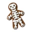 Trang trí bánh quy Treeling có lỗ trưng bày để sử dụng chủ đề Halloween