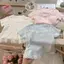 Girls (90-140) Áo thun ren hai mảnh thời trang ngọt ngào mùa hè phong cách mới Áo thun ren hai mảnh giả phiên bản Hàn Quốc