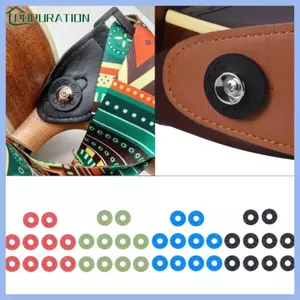 POP 10 Cái Bộ Dây Đeo Đàn Guitar Khóa Nhiều Màu Sắc Chống Trơn Trượt Cao Su Khóa Dây Đeo Đàn Guitar Khóa