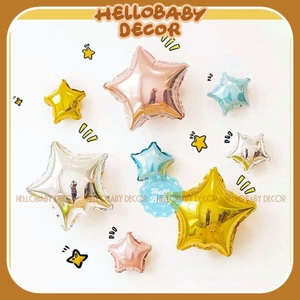 Bóng hình ngôi sao trang trí sinh nhật - tiệc party (25cm)