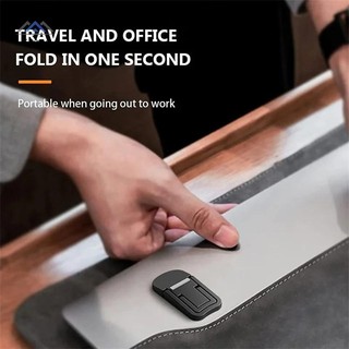 ELBBKG 2 Chiếc Giá Đỡ Laptop Di Động Có Thể Gập Lại Nvisible Laptop Nâng Chân Đế Cho Laptop Làm Mát Mới
