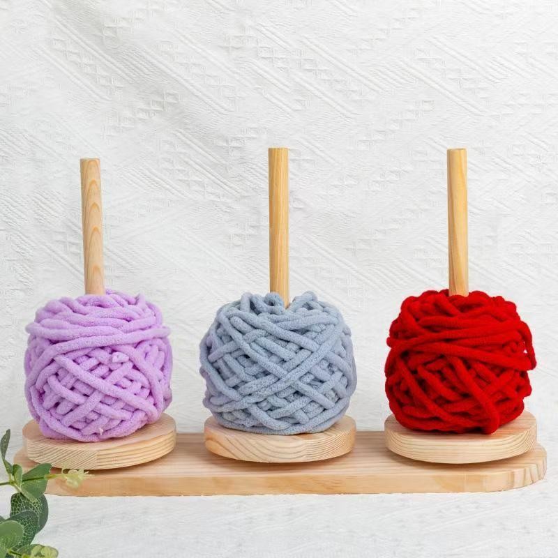 Handmade Tự Làm Vòng Bi Xoay Phong Cách Mới Vòng Bi Xoay Dệt Tay Gỗ Chắc Chắn Cáp Tổ Chức Hướng Dẫn Sử Dụng Chủ Đề Đan Nhóm Trục Khung Đế BGJA