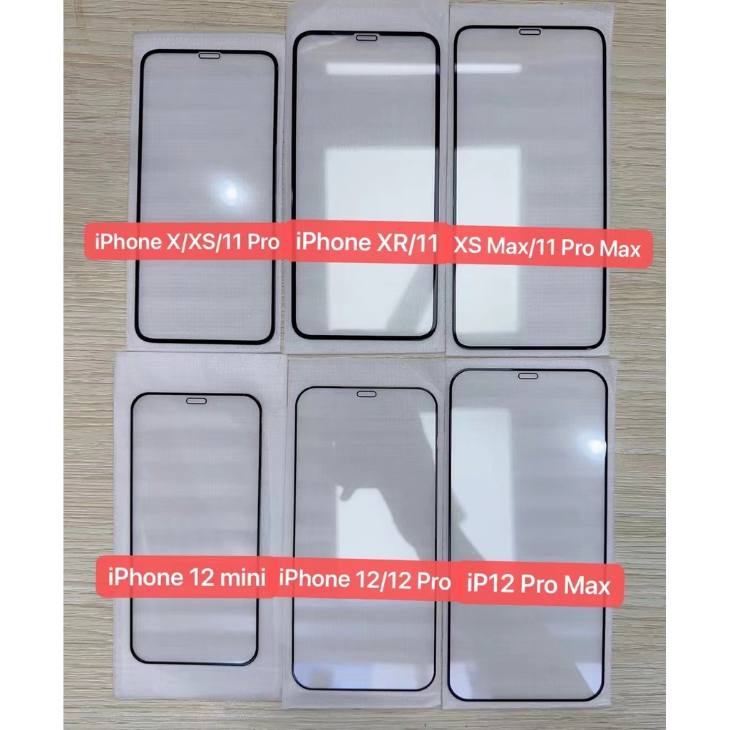 (2 PET) Cho iPhone 17 Pro Max iPhone17 16 15 14 13 12 11 XR XS MAX 6 7 8P Plus Air Full Keo Bảo Vệ Màn Hình Phim Kính Cường Lực
