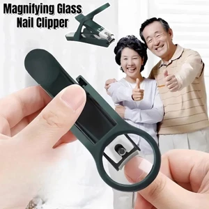 Máy cắt móng tay cho trẻ em người cao tuổi Tông đơ cắt móng tay bằng kính lúp