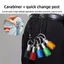 NOTE1 1 / 5 Chiếc Móc Chìa Khóa Adapter Mũi Khoan, 1 / 4 "Chuôi Lục Giác Cầm Tay Đầu Tua Vít, Di Động Trọng Lượng Nhẹ Thay Đổi Nhanh Dụng Cụ Cầm Tay Ngoài Trời