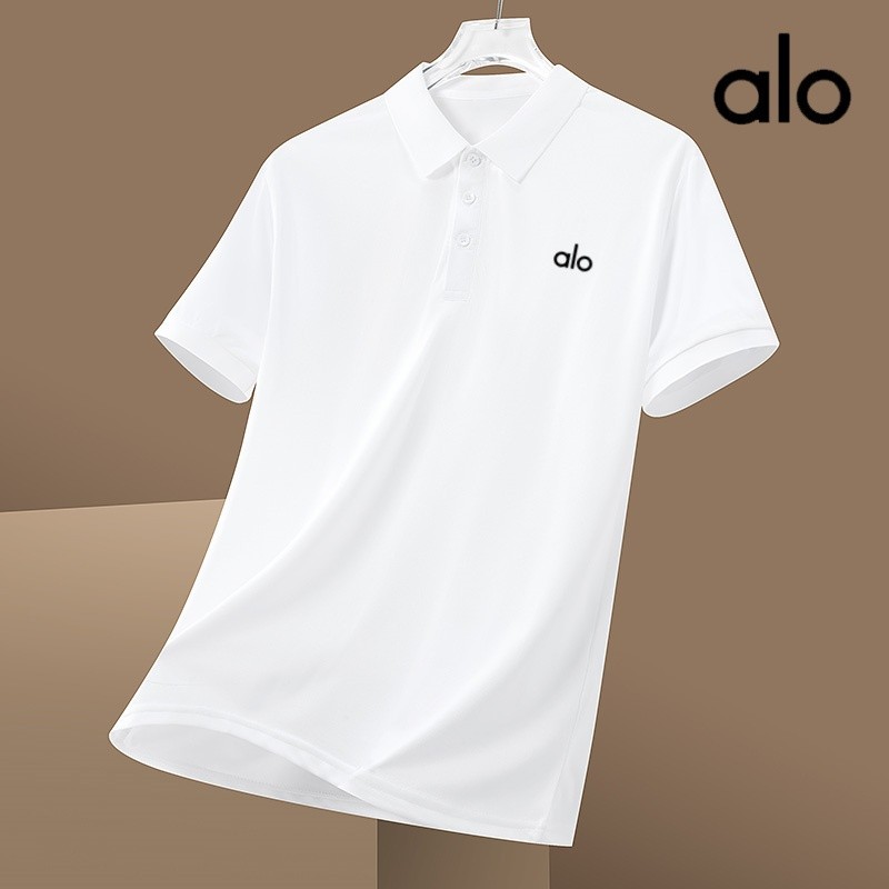 Áo sơ mi POLO ngắn tay thể thao ALASO nam nữ tập thể dục chạy bộ xuân hè mới áo thun có ve áo rộng