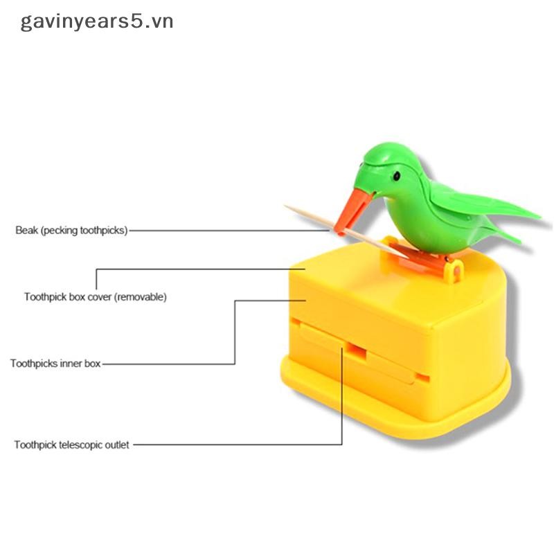 # gavin # 1 Hộp đựng tăm dễ thương sáng tạo Gag Hộp tăm chim tự động .
