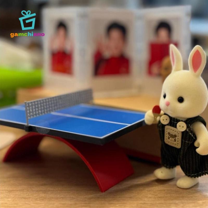 Gamchiano Tỉ Lệ 1: 12 Thu Nhỏ Bàn Bóng Bàn Mô Hình Bàn Cát Bố Trí Trang Trí