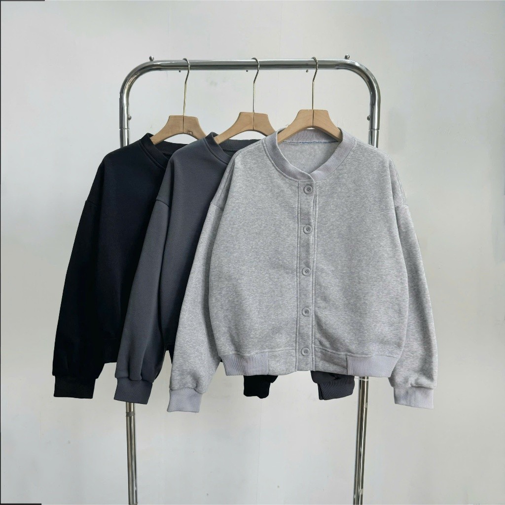 Áo Khoác Nữ Cadigan Cô Nhỏ Bigsize Vải Nỉ Mềm Mại Dễ Phối Đồ Giành Cho Nữ KHOAC12