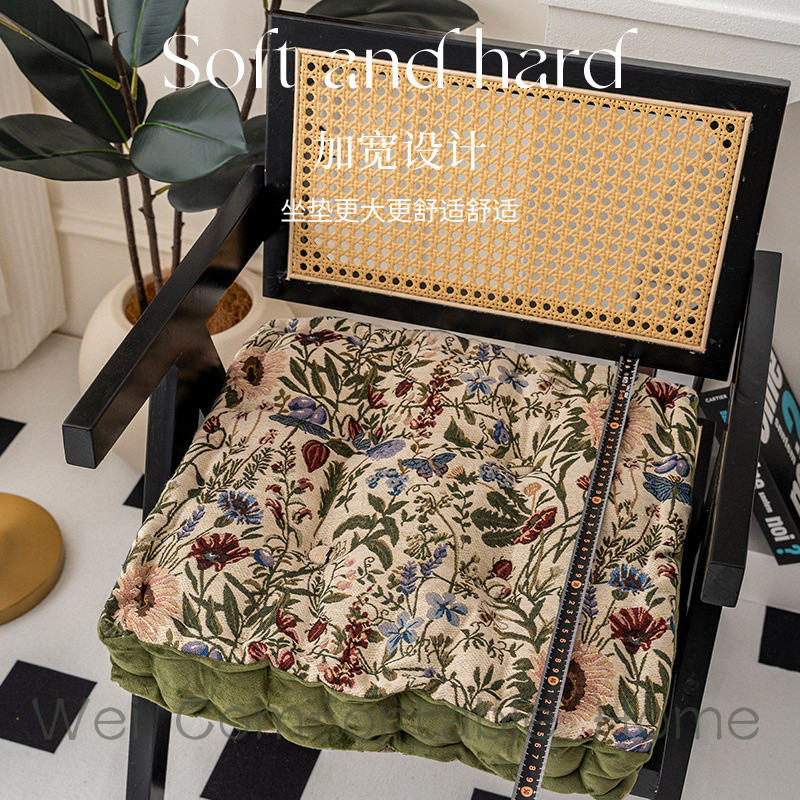 Bốn Mùa Đa Năng Dày Ghế Đệm Phân Bàn Ăn Ghế Máy Tính Đệm Chống Trơn Trượt Futon Văn Phòng Sedentary Đệm