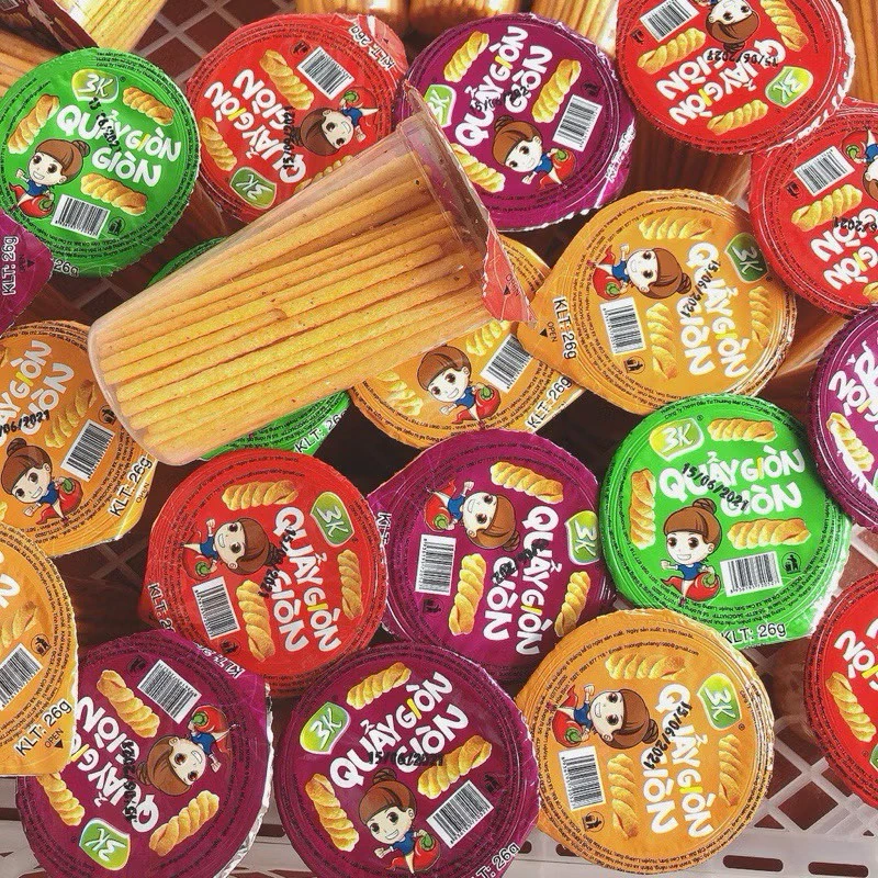 Quẩy giòn giòn bịch 30 cốc ( 22g/cốc)