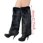 DARON Faux Fur Leg Warmers, Soft Fluffy Solid Color Knee High Boots Cover, Y2k Style Thoải Mái Co Giãn Nhiều Màu Sắc Ấm Áp Đầu Gối Boot Toppers
