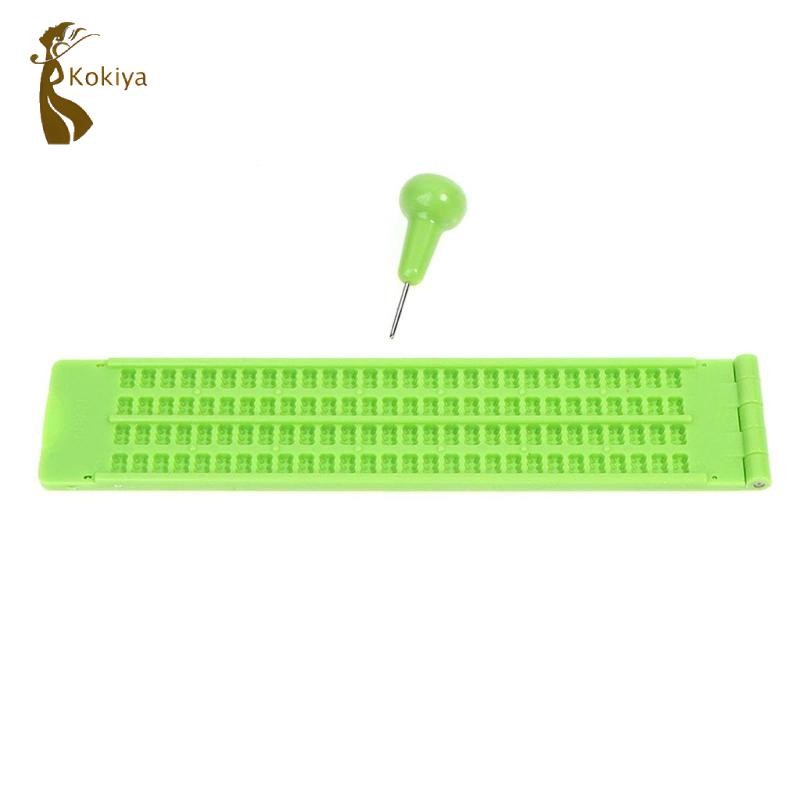 Bảng chữ nổi Braille Bảng ngón tay Viết nhẹ để suy nhược thị giác