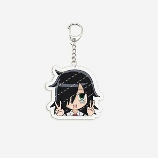 Acrylic Watamote Tomoko Kuroki Backrooms Keychains Jewelry for Women Accessories Bag Tomoko Kuroki Pendant Cha