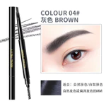 Mking Đẹp Bút Chì Lông Mày Chống Thấm Nước Chống Mồ Hôi Lâu Dài Chống lem Bút Chì Lông Mày Tam Giác Xoay Hai Đầu Có Đầu Bàn Chải — ảnh 7