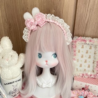Nhật Bản Gothic Retro Cosplay Trang Phục Người Giúp Việc - Phụ Kiện Tóc Dáng Yêu Với Nơ Và Mũ