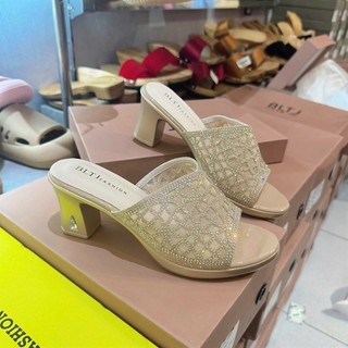 Dép Trung Niên Lưới Hoa Hàng Nhập QC Fullbox Mieo Shoes D3080 D3081