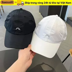 Mũ bóng chày mùa hè ESSENCEH, Mũ chống nắng cỡ lớn thoáng khí, Chống tia cực tím thông thường Nhanh khô Mũ thể thao đầu lớn Nam Nữ