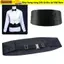 ESSENCEH Tuxedo Cummerbund, Bộ dây buộc cổ quý ông bằng lụa rộng, Dây đeo bụng co giãn thời trang có thể điều chỉnh Túi vuông Compere