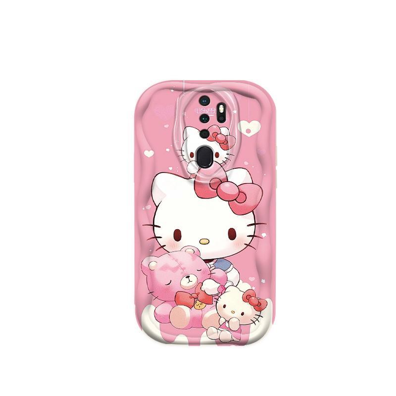 Ốp Silicon Hoạt Hình Cho OPPO A9 2020 A5 2020 Vỏ Điện Thoại Mềm Cầm Tay 3D TPU Kitty Sinh Viên Ốp Lưng Chống Sốc