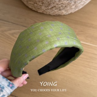 Yoing / Phong cách mới Phong cách Hàn Quốc Mũ đội đầu chấm bi tươi cao cấp phong cách Hàn Quốc