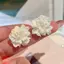 PNPIA- 1 Cặp Mori Phong Cách Đá Cra Hoa Bông Tai Hợp Thời Trang Niche Tính Khí Bông Tai Thời Trang Thanh Lịch Cho Nữ Cô Gái Ngọt Ngào Trang Sức Dễ Thương